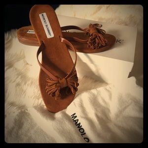 Brand new w/ dust bag & box Manolo Blahnik sandals